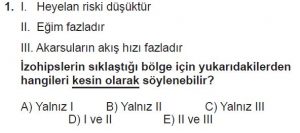 Mezun Coğrafya Test 3 Soru-1