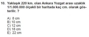 Mezun Coğrafya Test 3 Soru-10