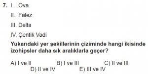 Mezun Coğrafya Test 3 Soru-7