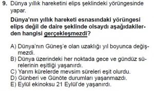 Mezun Coğrafya Test 6 Soru-9