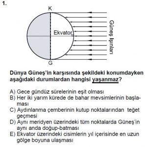 Mezun Coğrafya Test 7 Soru-1