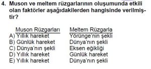 Mezun Coğrafya Test 7 Soru-4