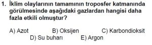 Mezun Coğrafya Test 8 Soru-1