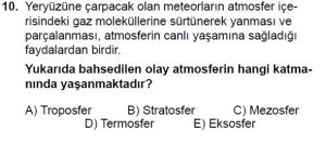 Mezun Coğrafya Test 8 Soru-10