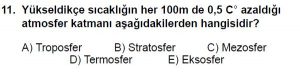 Mezun Coğrafya Test 8 Soru-11