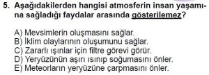 Mezun Coğrafya Test 8 Soru-5
