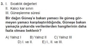 Mezun Coğrafya Test 9 Soru-3