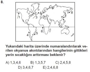 Mezun Coğrafya Test 9 Soru-8