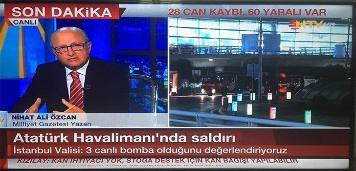 Atatürk Havalimanı'nda Patlama