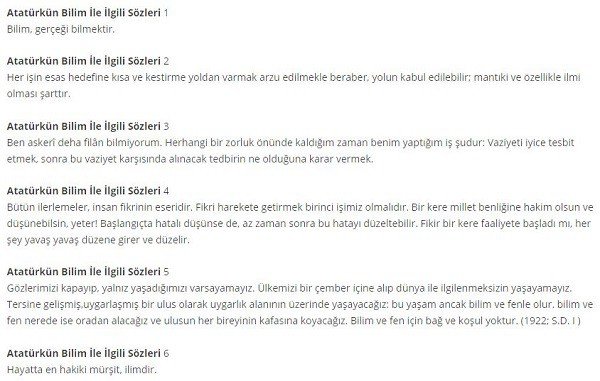 ataturkun-bilim-ve-akilciligi-iceren-sozlerine-ornekler-bularak-asagiya-yaziniz