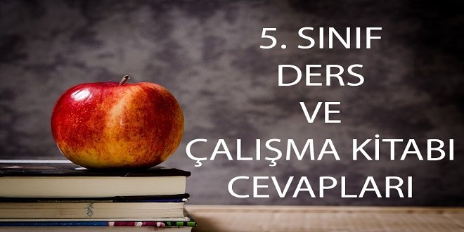 Ders ve çalışma kitabı cevapları 5. sınıf