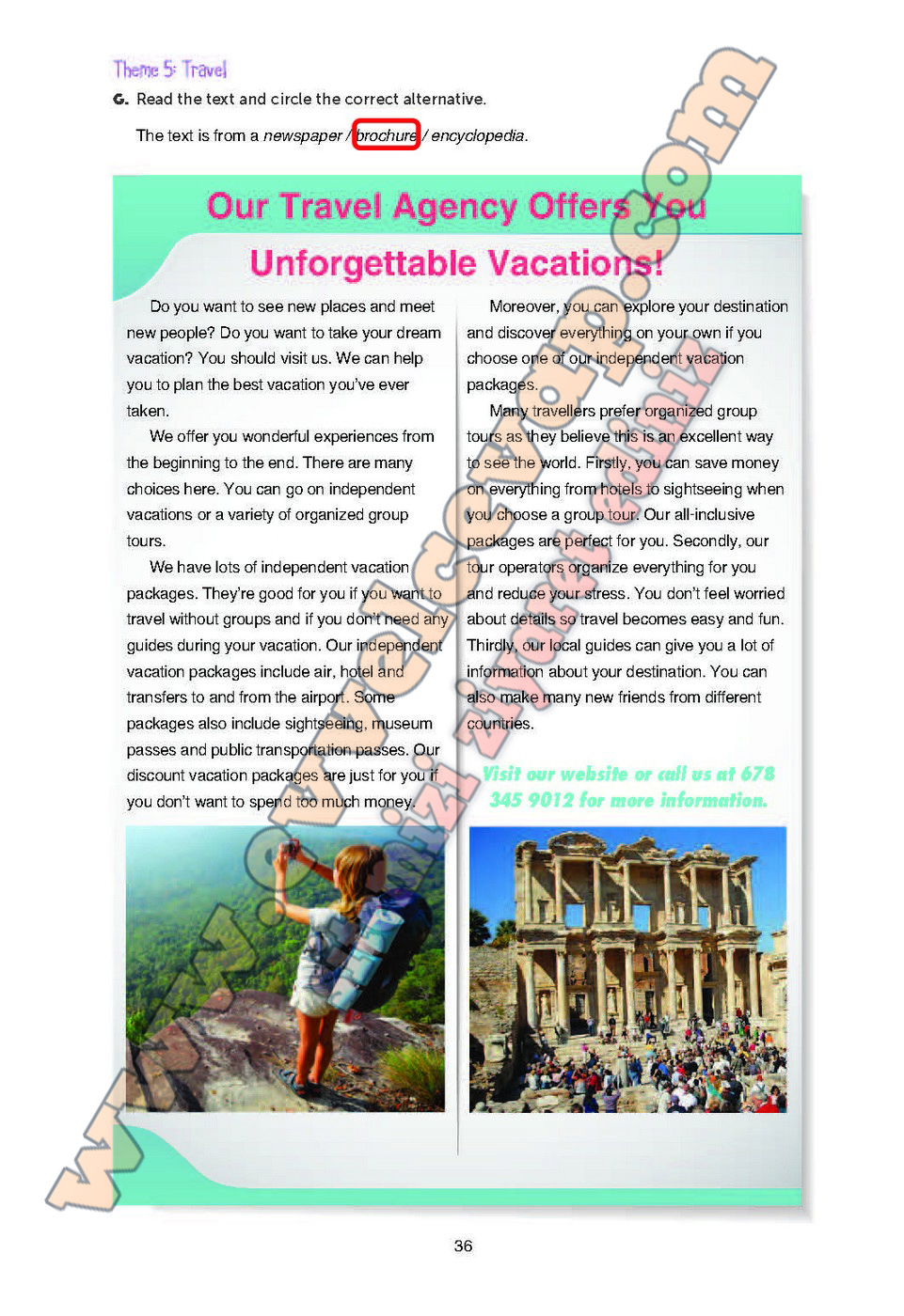 10 sinif gizem yayincilik ingilizce ogrenci calisma kitabi sayfa 36 cevabi