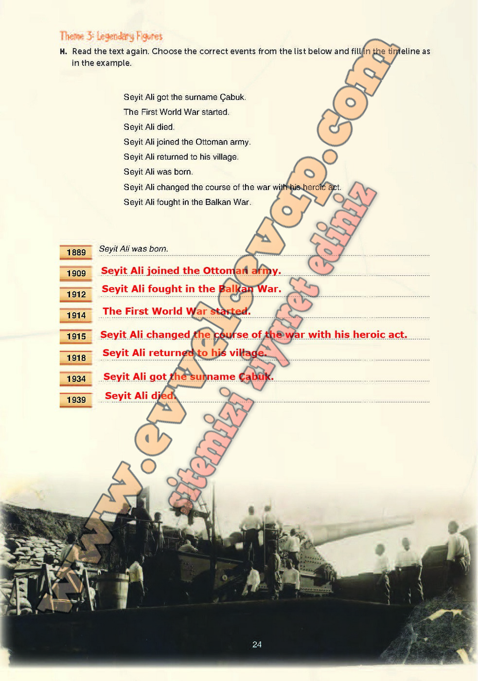 10 sinif gizem yayincilik ingilizce ogrenci calisma kitabi sayfa 24 cevabi