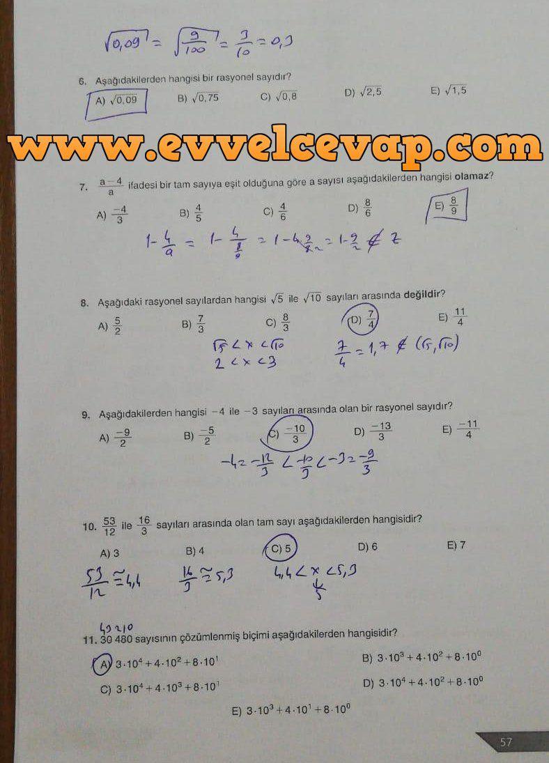 11 Sinif Mhg Yayinlari Matematik Ders Kitabi Sayfa 57 Cevabi