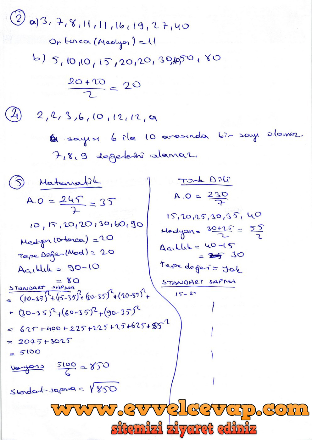 9. Sınıf Ödev Yayınları Matematik Ders Kitabı Sayfa 363