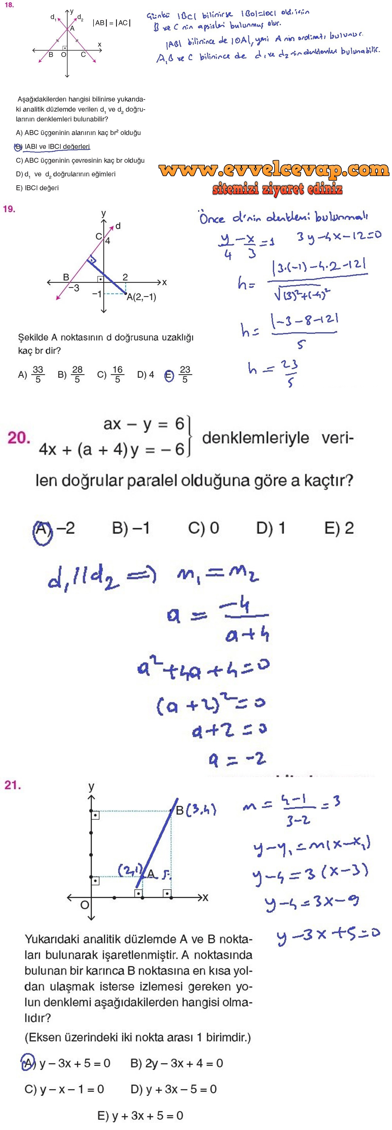 11. Sınıf Top Yayıncılık Matematik Ders Kitabı Sayfa 122 Cevabı