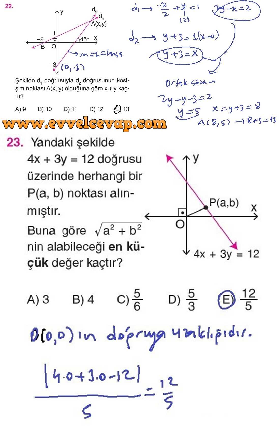 11. Sınıf Top Yayıncılık Matematik Ders Kitabı Sayfa 121 Cevabı