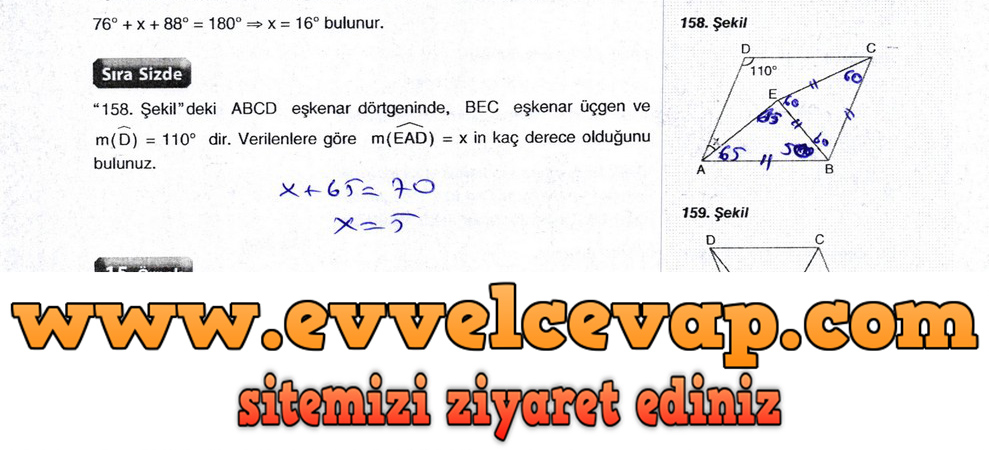 10. Sınıf Aydın Yayıncılık Matematik Ders Kitabı Sayfa 244 Cevabı