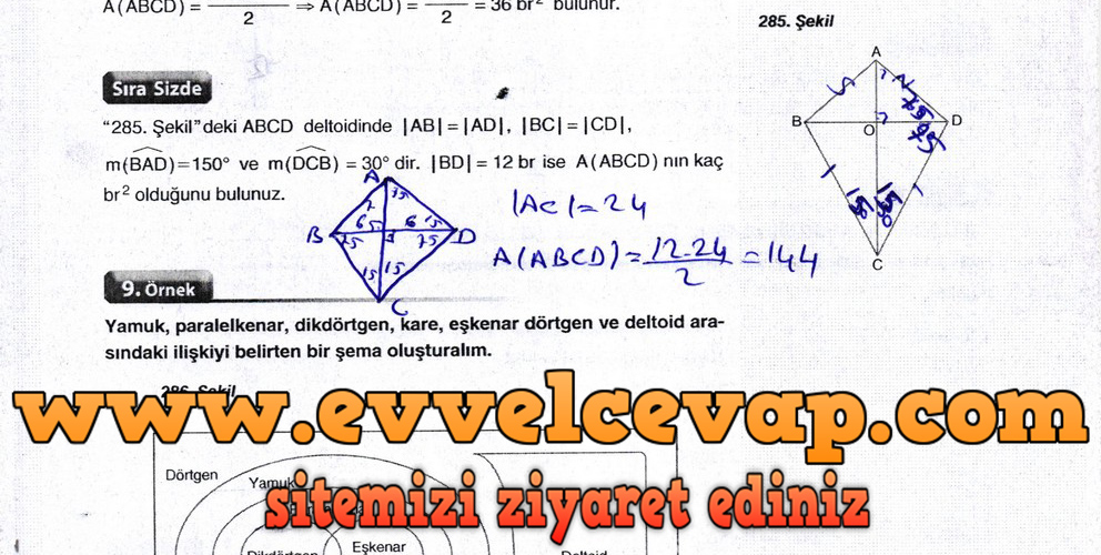 10. Sınıf Aydın Yayıncılık Matematik Ders Kitabı Sayfa 269 Cevabı