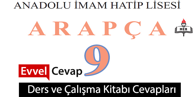 9. Sınıf Arapça Ders ve Çalışma Kitabı Cevapları Meb Yayınları