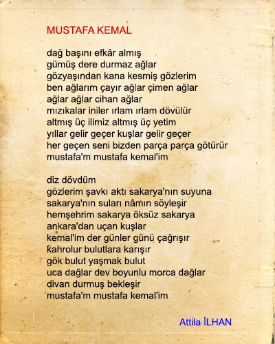 Mustafa Kemal Şiir İncelemesi