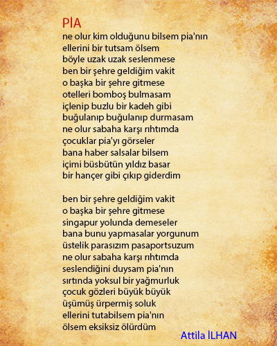 Pia Şiir İncelemesi