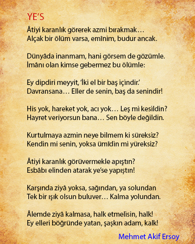 Ye's Şiir İncelemesi