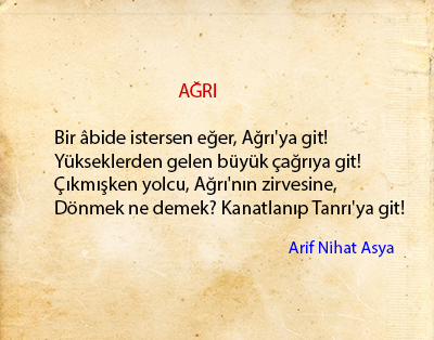 Ağrı Şiir İncelemesi