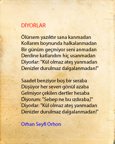 Diyorlar Şiir İncelemesi