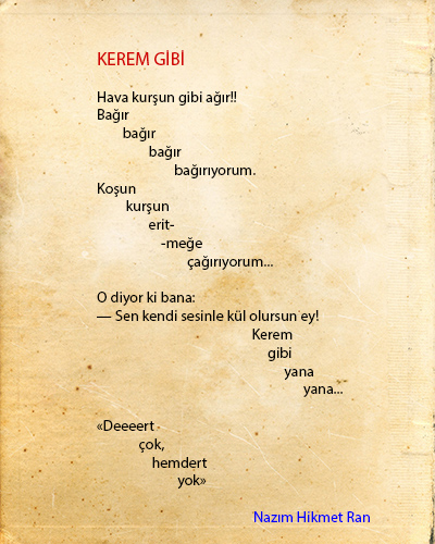 Kerem Gibi Şiir İncelemesi