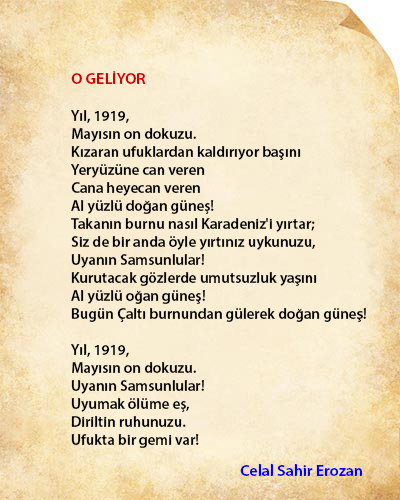 O Geliyor Şiir İncelemesi
