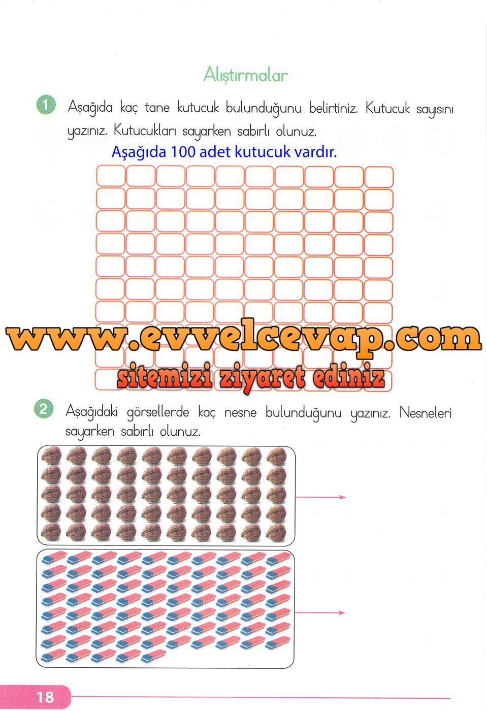 2. Sınıf Matematik Teknoartı Yayınları Ders Kitabı Cevapları Sayfa 18