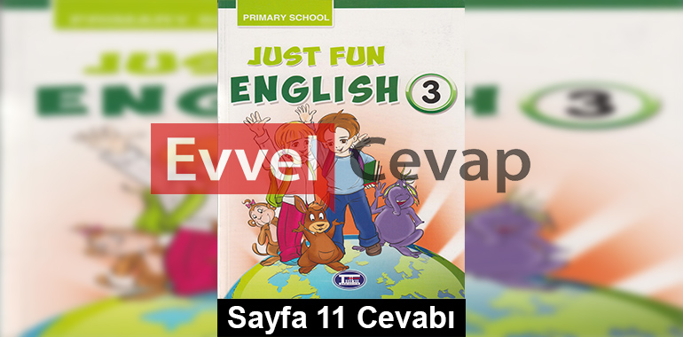 3. Sınıf İngilizce Tutku Yayıncılık Ders Kitabı Cevapları Sayfa 11