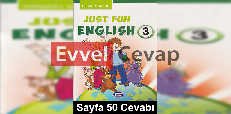 3. Sınıf İngilizce Tutku Yayıncılık Ders Kitabı Cevapları Sayfa 50