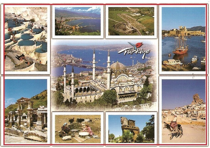 lkemizin değişik yerlerine ait kartpostal, resim, fotoğraflar ve tanıtım broşürleri getiriniz.