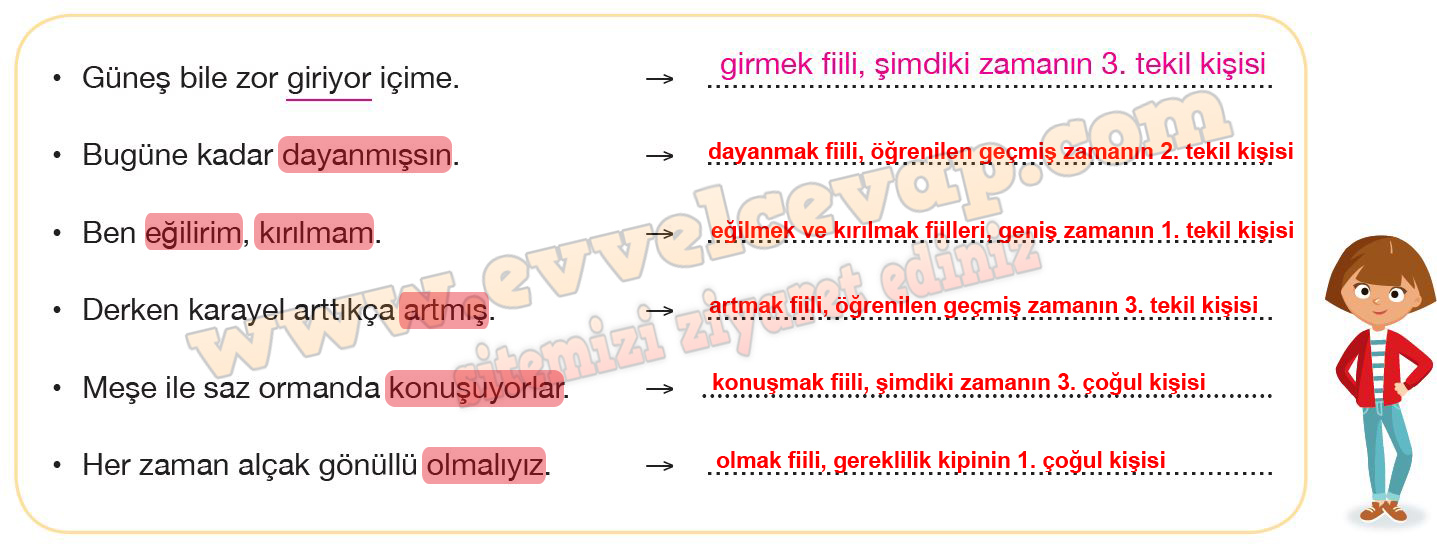  7. Sınıf Türkçe Ders Kitabı Özgün Yayınları Sayfa 78 Cevabı