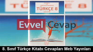 8. Sınıf Türkçe Ders Kitabı Cevapları Meb Yayınları 2019-2020