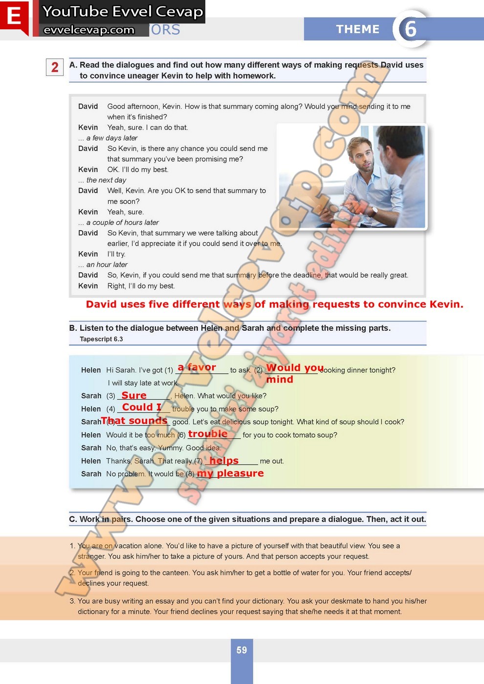 12 Sinif Ingilizce Ders Kitabi Cevaplari Cem Yayinlari 6 Unite