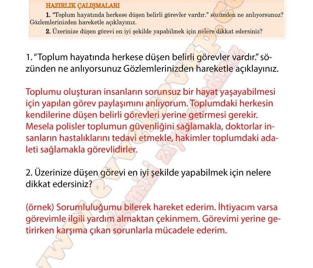 5. sınıf Anıttepe Yayıncılık Türkçe Ders Kitabı Cevapları Sayfa 136