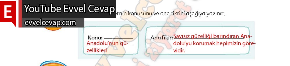 6. sınıf Ekoyay Yayınları Türkçe Ders Kitabı Cevapları Sayfa 172