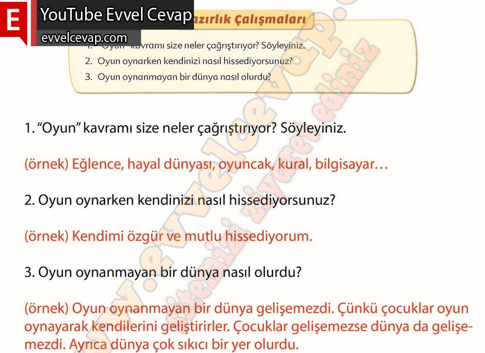 6. sınıf Ekoyay Yayınları Türkçe Ders Kitabı Cevapları Sayfa 83