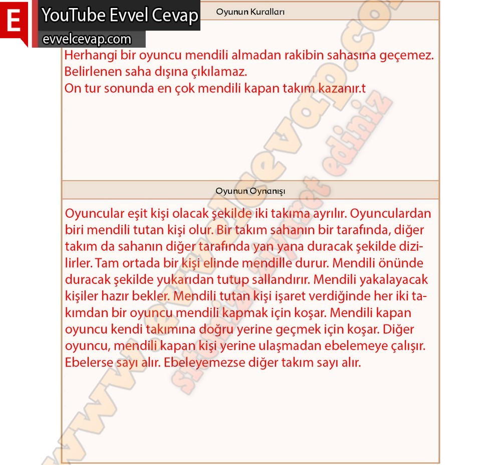 6. sınıf Ekoyay Yayınları Türkçe Ders Kitabı Cevapları Sayfa 90