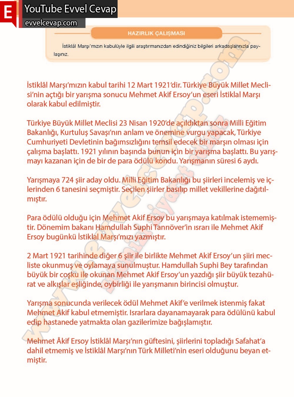 7. Sınıf Özgün Yayınları Türkçe Ders Kitabı Cevapları Sayfa 104