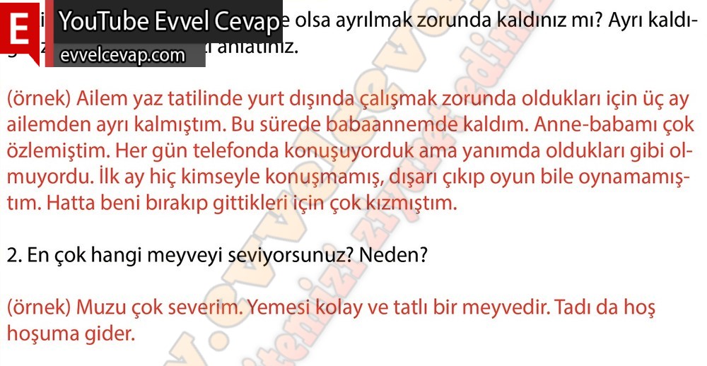 8. sınıf Meb Yayınları Türkçe Ders Kitabı Cevapları Sayfa 122