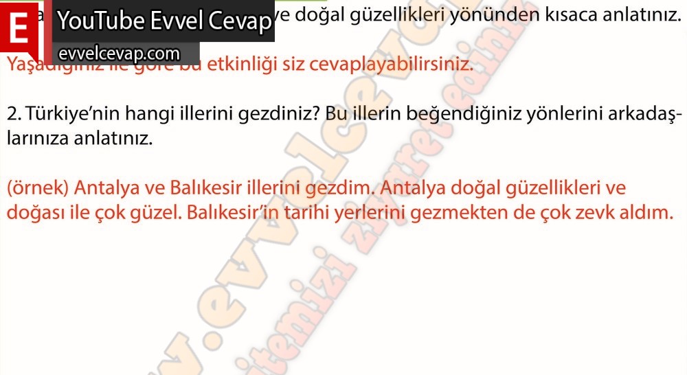 8. sınıf Meb Yayınları Türkçe Ders Kitabı Cevapları Sayfa 156
