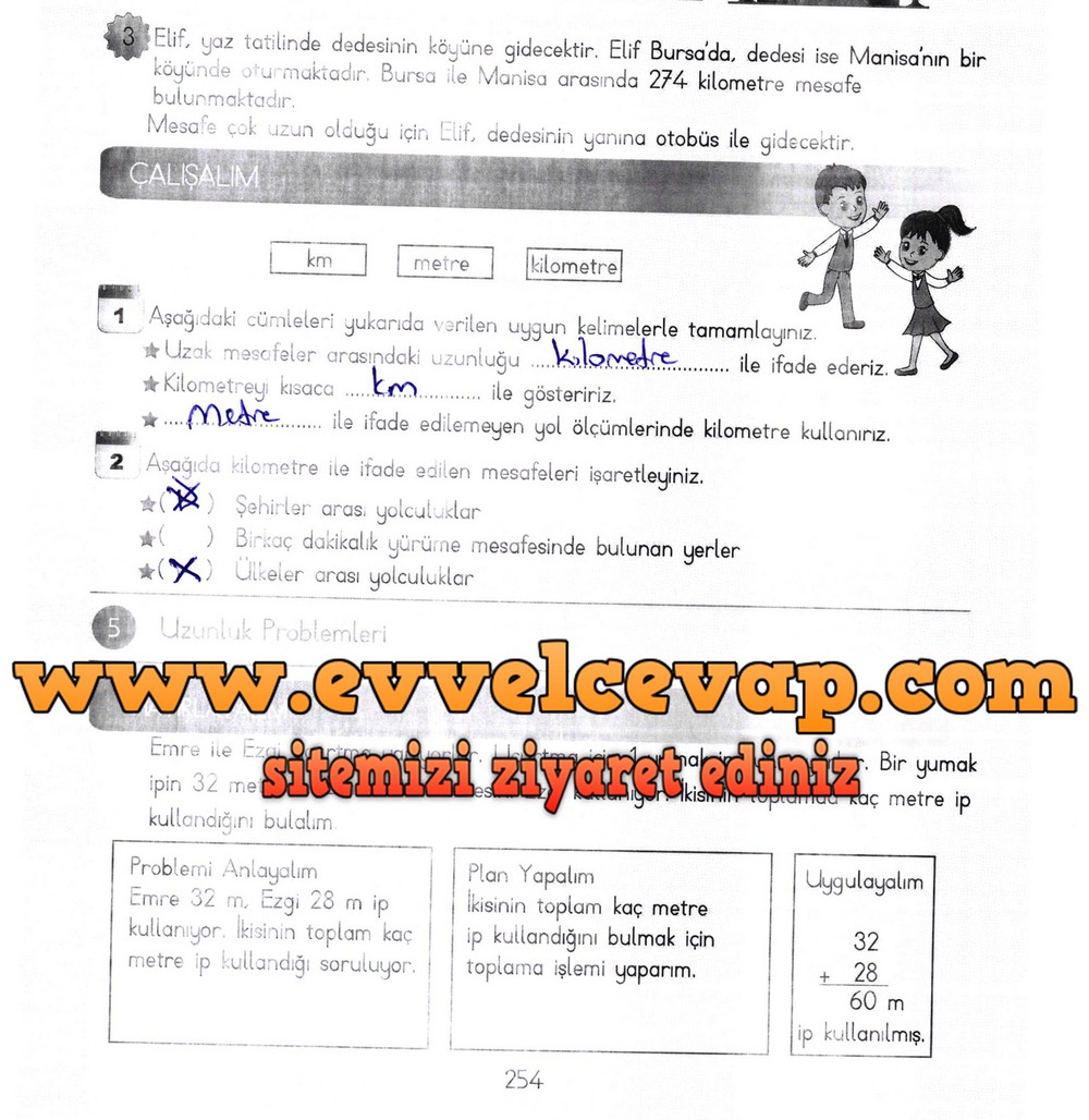 3 Sinif Matematik Ders Kitabi Meb Sayfa 254 256 257 259 Cevaplari