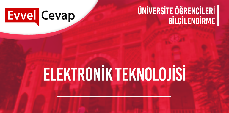 Elektronik Teknolojisi 2 Yıllık Taban Puanları 2020 