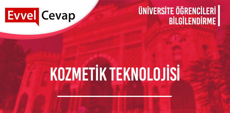 Kozmetik Teknolojisi 2 Yıllık Taban Puanları 2020 