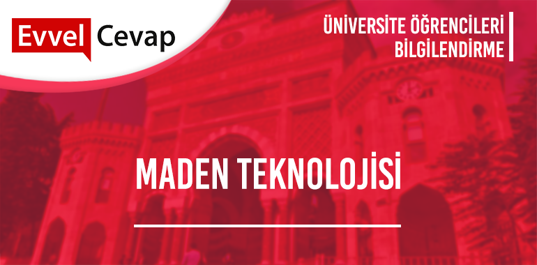 Maden Teknolojisi 2 Yıllık Taban Puanları 2020 