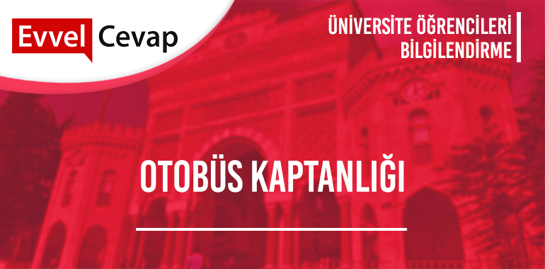 Otobüs Kaptanlığı 2 Yıllık Taban Puanları 2020 